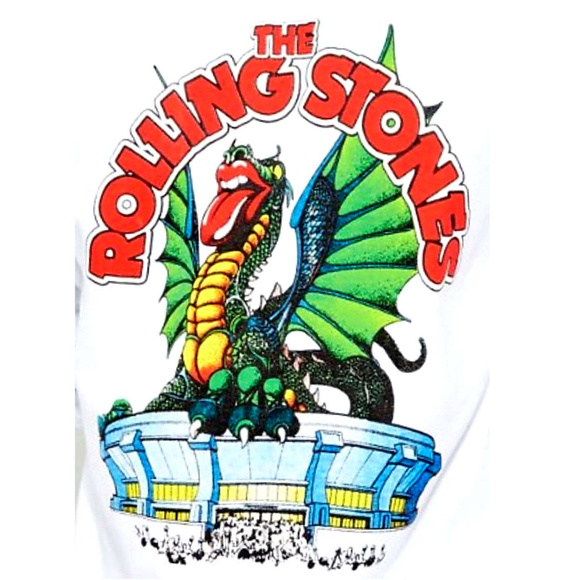 Rolling Stones Dragon Logo Sweatshirt M XL NWT - Picture 3 of 3